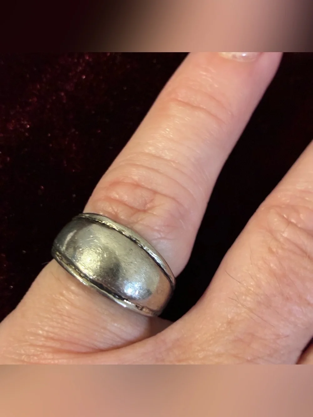 Lot of 4 Fashion Rings Size 6 Mixed Metals Silver & Gold Tone Cocktail/Band